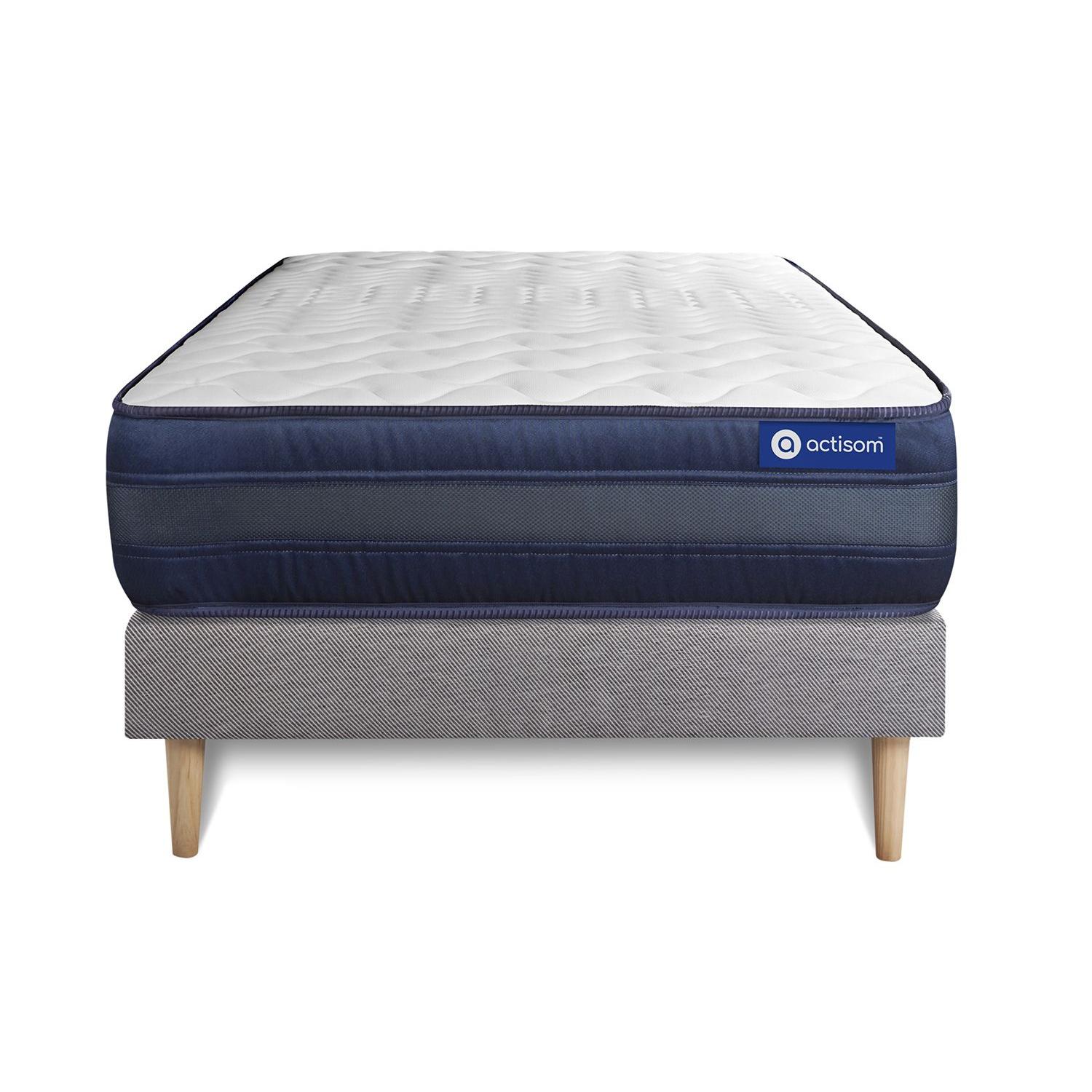 Pack colchón Actiflex tech 90x190cm + Somier, Muelles ensacados y espuma viscoelástica