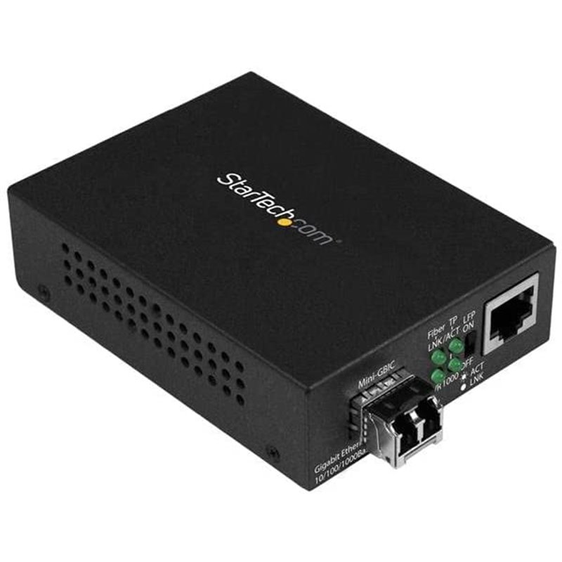 Convertidor De Medios Startech Gigalan A Fibra Lc Mm