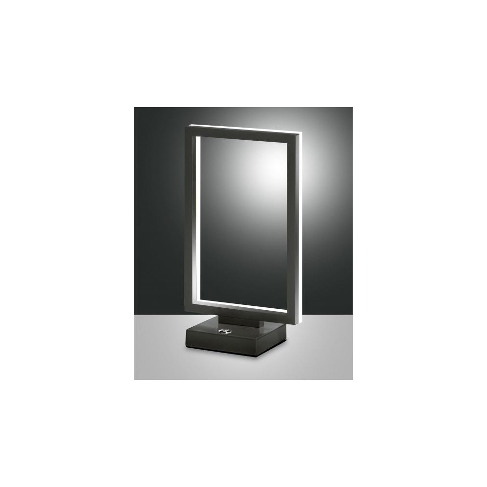 Lámpara de Mesa LED BARD 15W Anthracita 3394-30-282 Fabas Luce