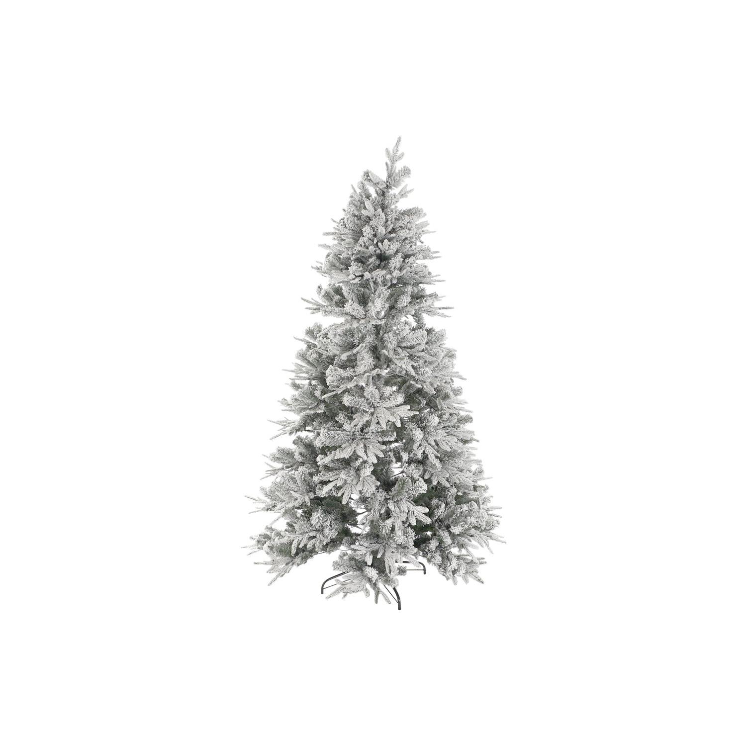 Arbol Led Pe 120X120X210 400L, Nevado Blanco, Decoracióna de navidad para todos los hogares, Navidad Alpina