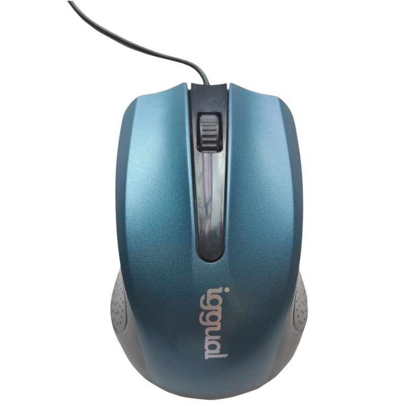 iggual - Ratón óptico COM-ERGONOMIC-RL-800DPI azul IGG317549