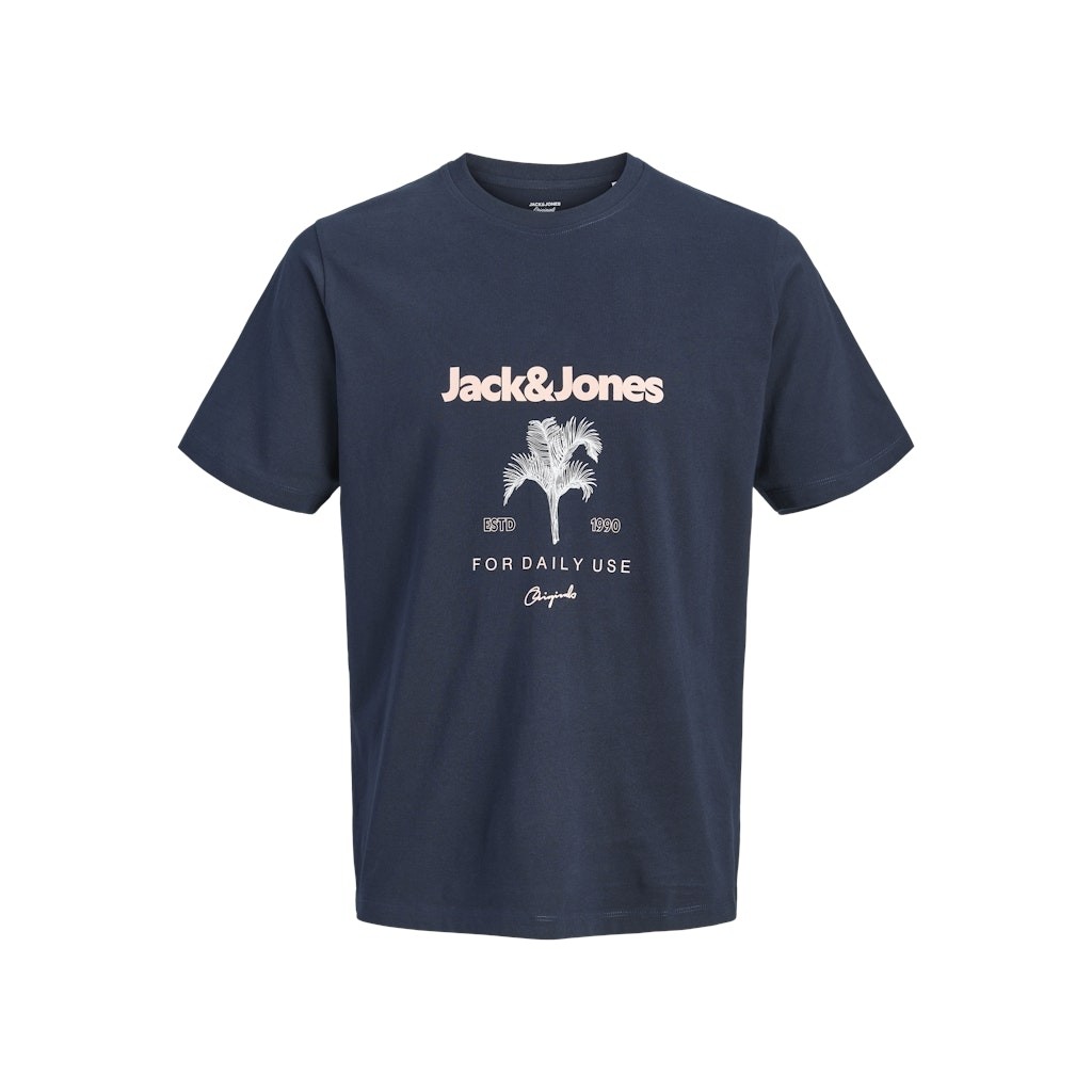 Jack & Jones Camiseta Hombre JORRIVIERA TEE SS CREW NECK FST