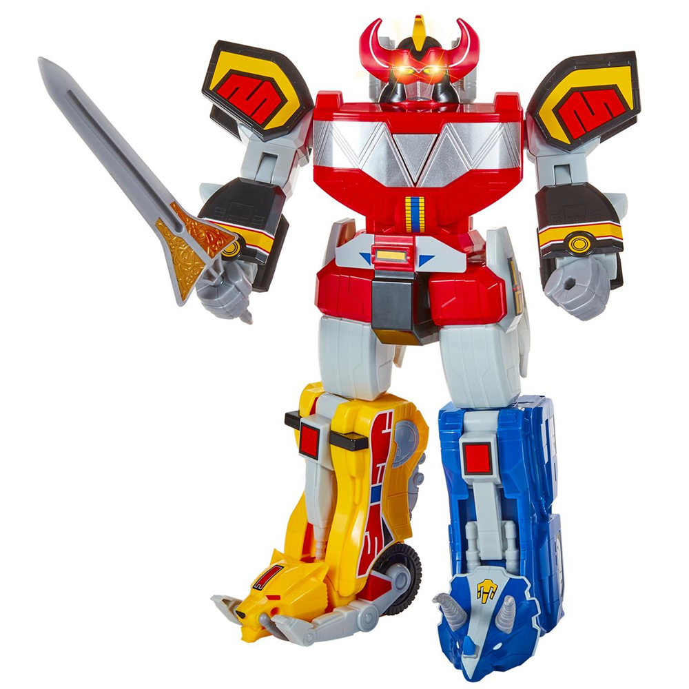 Figura Electronica Power Rangers Ultimate Megazord. Con luces sonidos y frases del Megazord (Bizak 62518691)