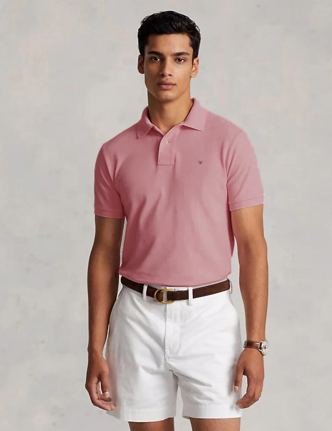 SILBON POLO LISO CORAL