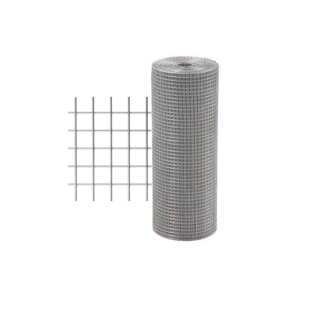 SIB Malla Valla Cercado Electrosoldada Galvanizada - Cuadrados de 19 x 19 mm