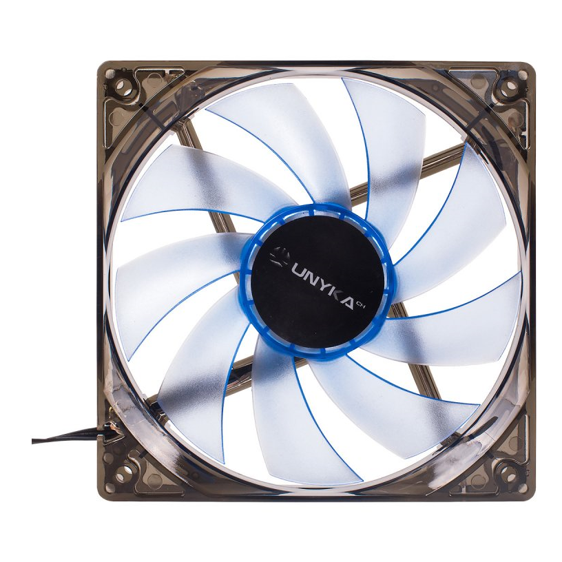Unykach Ventilador 120mm LED Azul para Ordenador