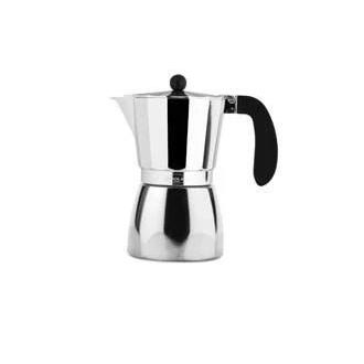 Oroley - Cafetera italiana 15 bar modelo 215030300 de aluminio para café intenso y aromático, 6 tazas, diseño compacto y ligero