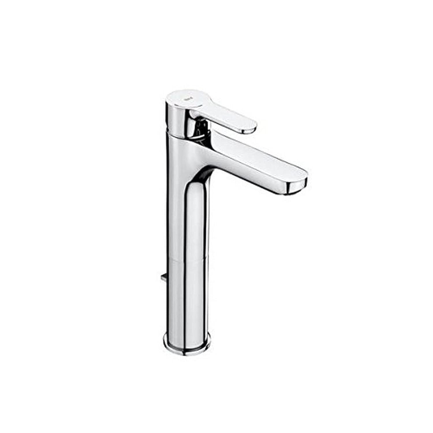 Roca,L20,Grifería monomando para lavabo con caño alto y desagüe automático, Cold Start,A5A3C09C00