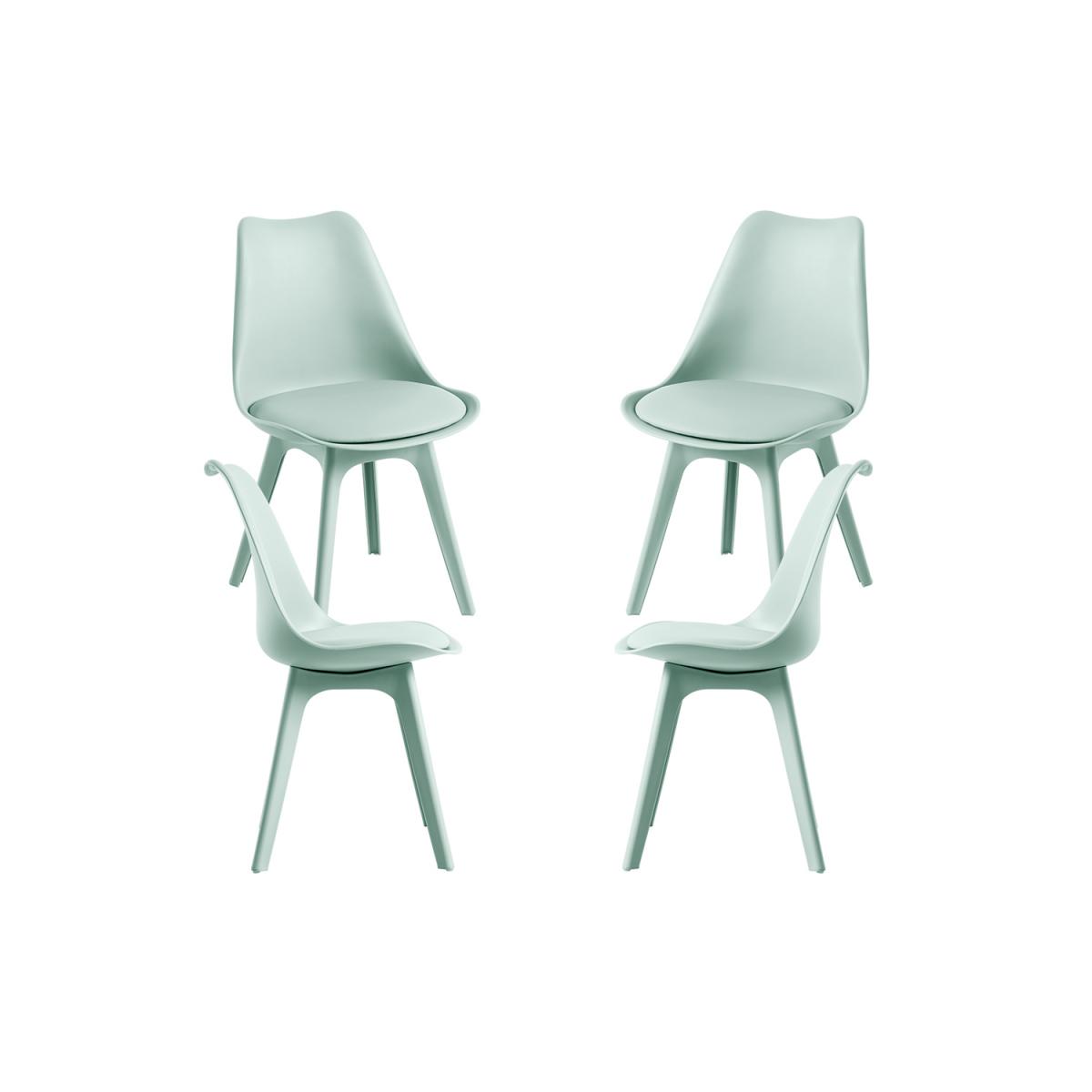 Regalos Miguel - Packs Sillas Comedor - Pack 4 Sillas Synk Suprym - Celadón
