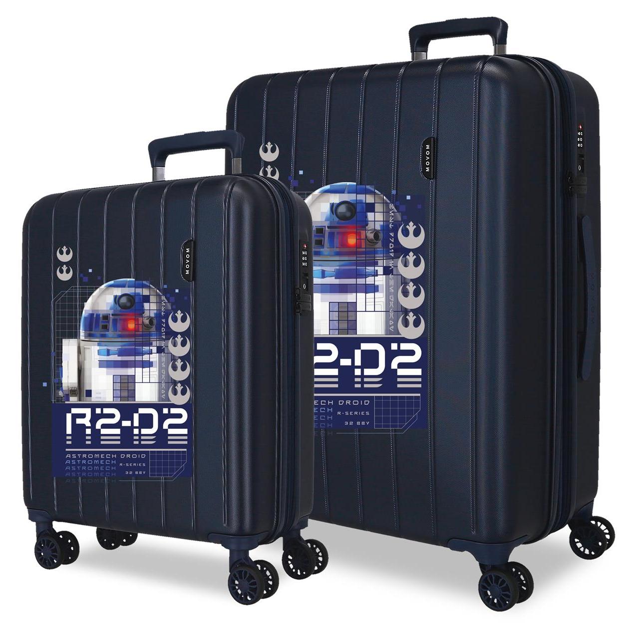 Juego de maletas Star Wars ABS con capacidad de 84,24L Negro