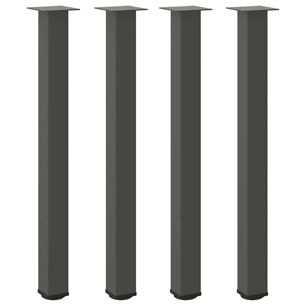 vidaXL Patas para mesa de bar (4 unidades) 90-92 cm, acero