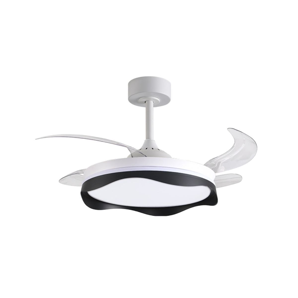 Ventilador de techo Olas Bel Air 72W 4 aspas retráctiles con luz LED Ø108 cm