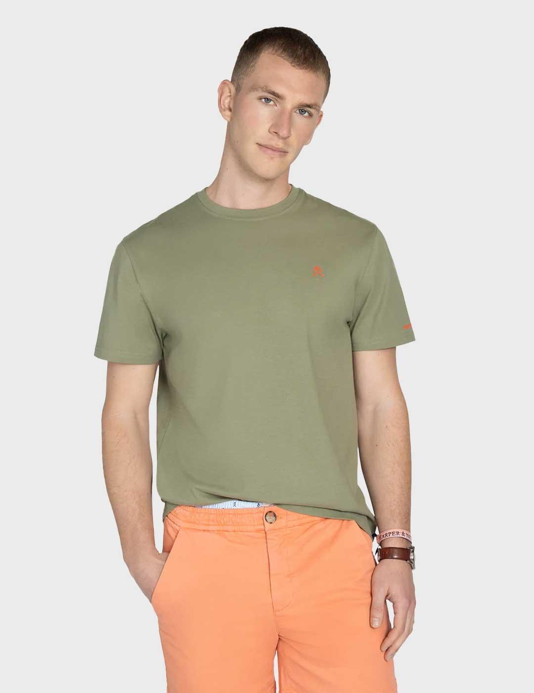 Harper & Neyer Rubber camiseta verde para hombre