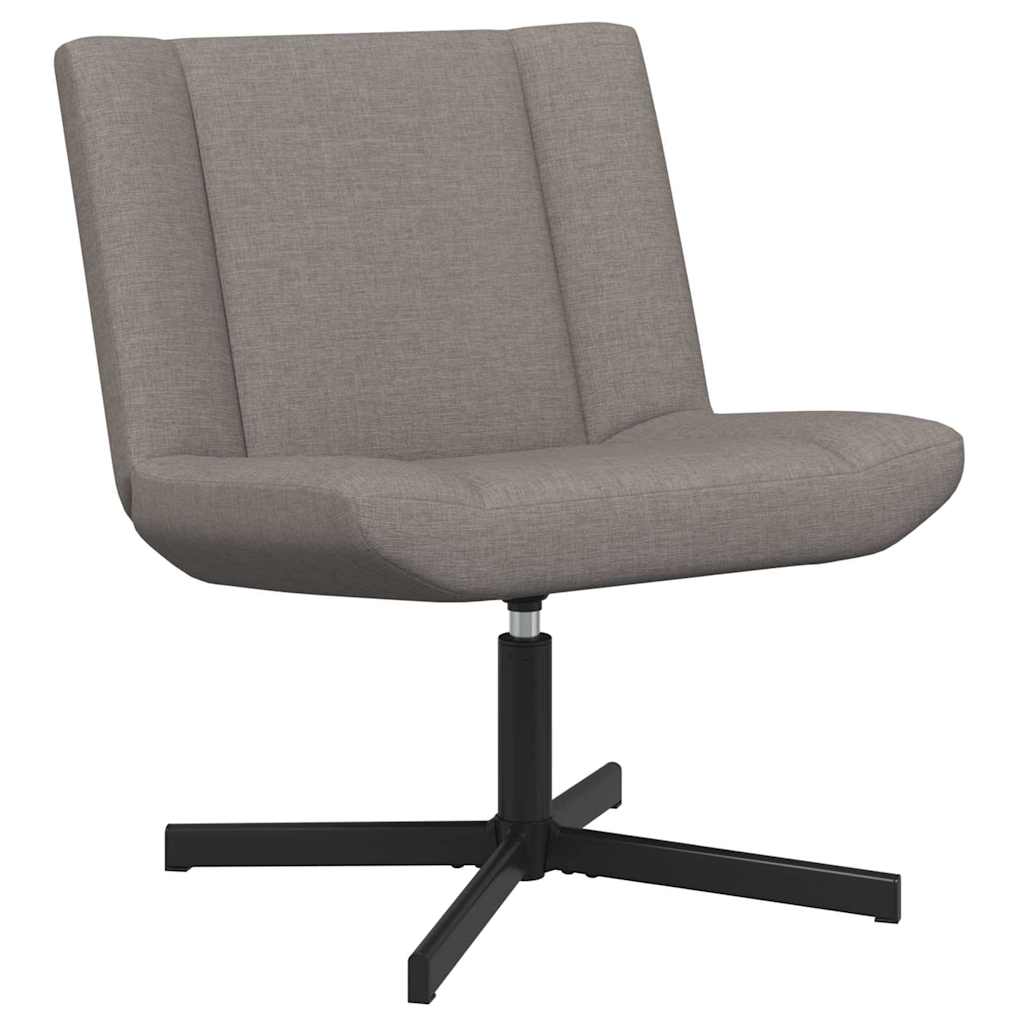 vidaXL Silla giratoria 63 x 75 x 76 cm tela Multicolor