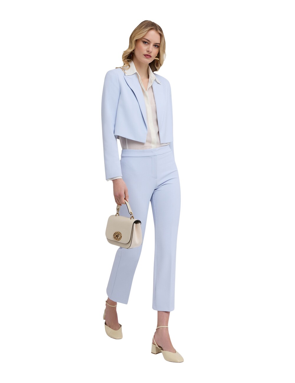 Motivi - Pantalones regular en cady crêpe
