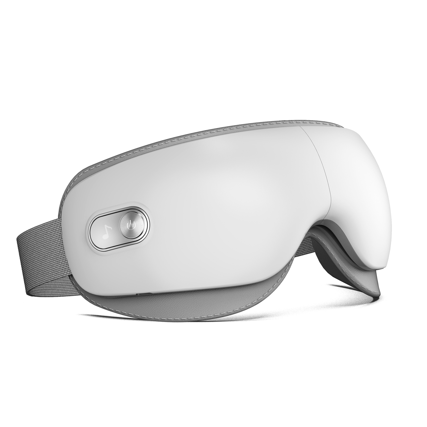 SKG - Masajeador de ojos ES500 con compresa caliente, 3 niveles de presión de aire y airbags ergonómicos para cuidado facial relajante