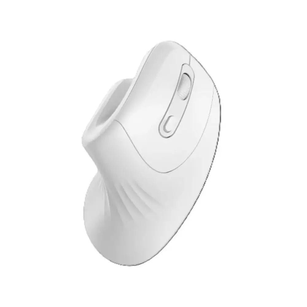 Ratón Nilox Vertical Inalámbrico 3200 DPI Blanco Ergonómico 6 Botones