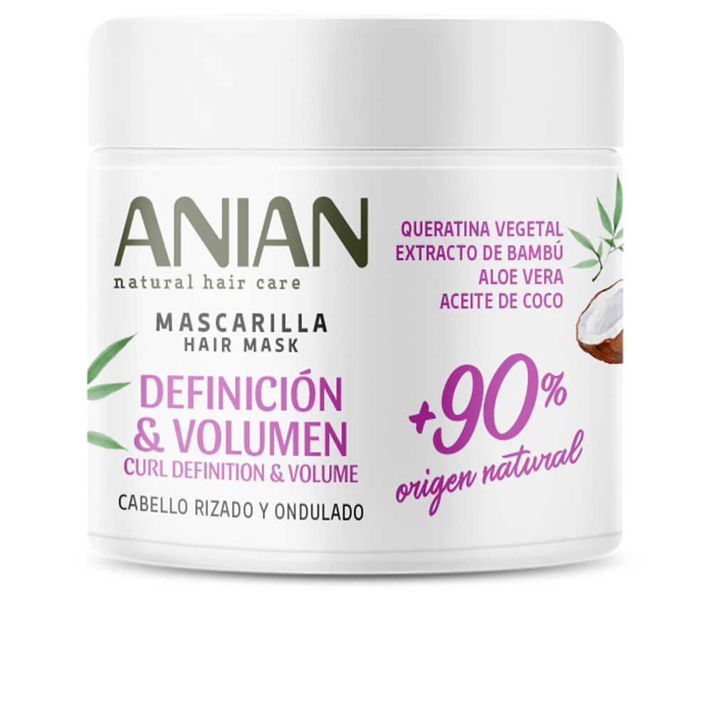 Anian - Anian
 | DEFINICIÓN & VOLUMEN mascarilla queratina vegetal 350 ml | Cabello |