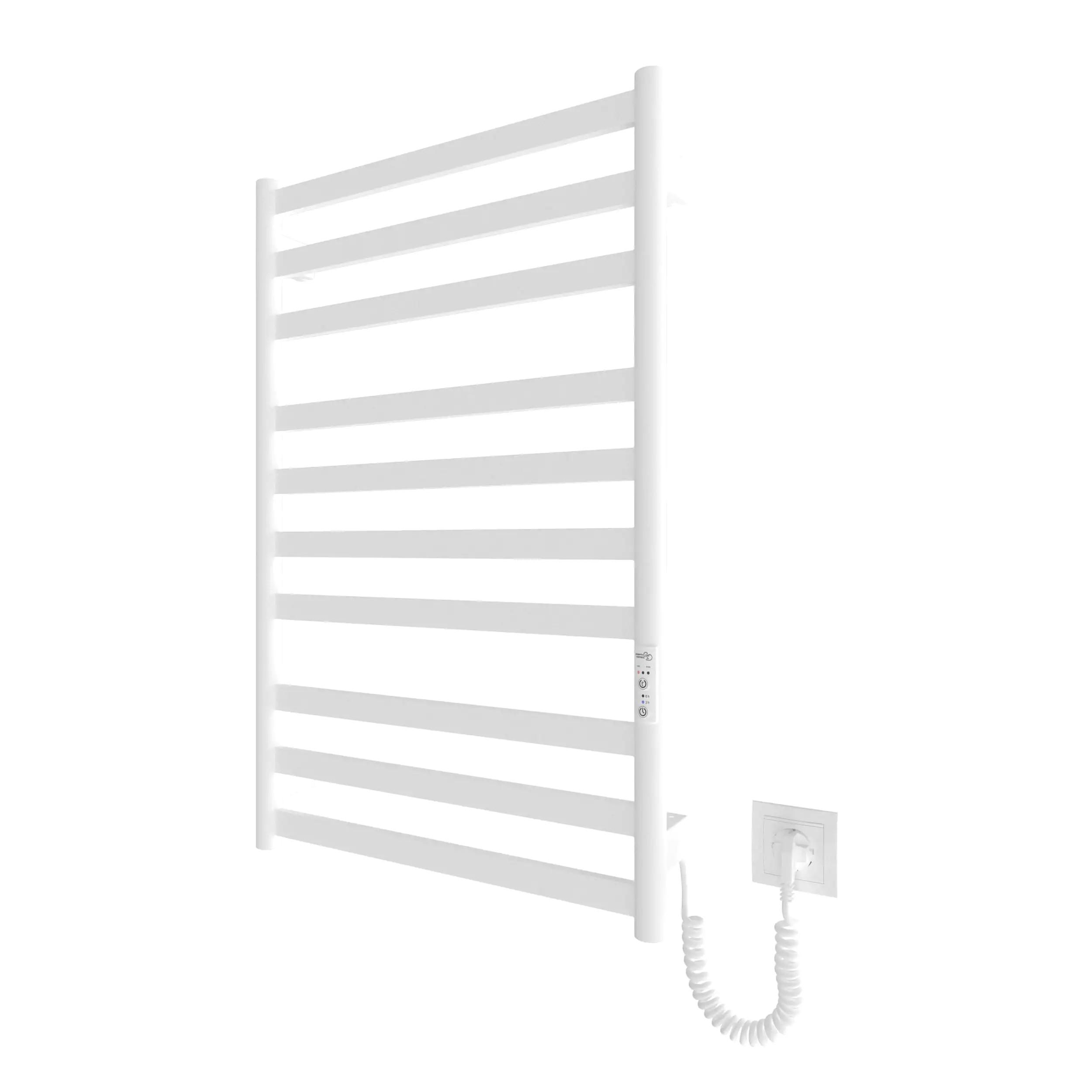 Radiador Toallero Eléctrico Seco HYGGE FAMILY Modelo YORK Bajo Consumo de 77x53 Color BLANCO MATE
