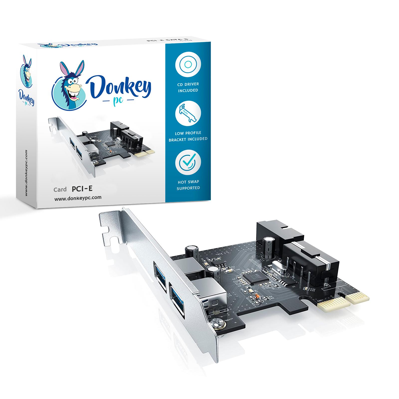 Donkey PC Soporte CPU con Ruedas Ajustable Negro