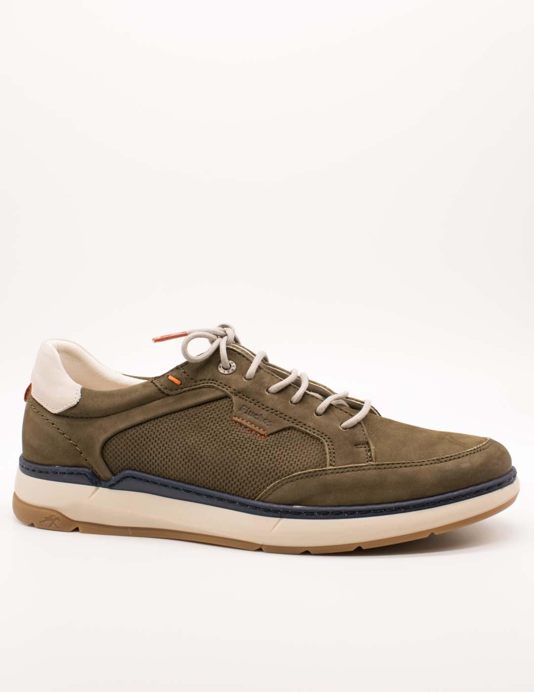Zapato Fluchos F2211 Nobuck Delbuck Stone de Hombre
