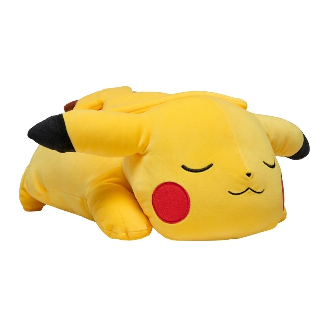 Jazwares - Peluche Pokémon Pikachu Dormilón de 46 cm para niños a partir de 2 años, suave y detallado, ideal como regalo y elemento decorativo