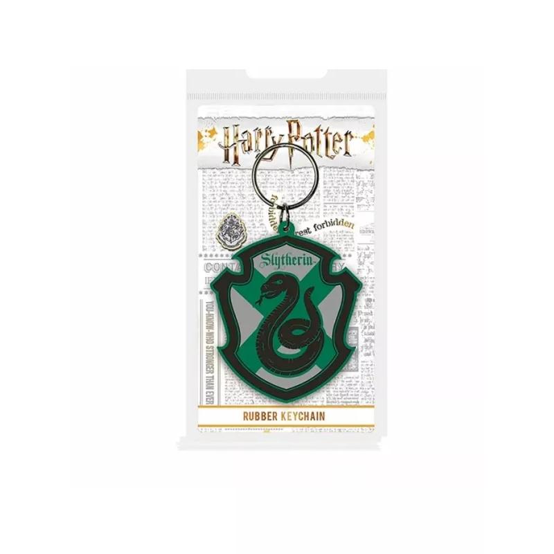 PYRAMID - Llavero Harry Potter (CLASSIC CREST SLYTHERIN) - Material de caucho de calidad - Regalo original para los fans de Harry Potter