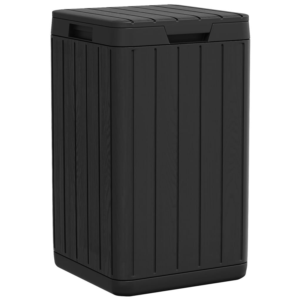 vidaXL Cubo de Basura de Exterior Papelera Contenedor Residuos Jardín PP Color Gris,  Antracita,  Marrón y mas