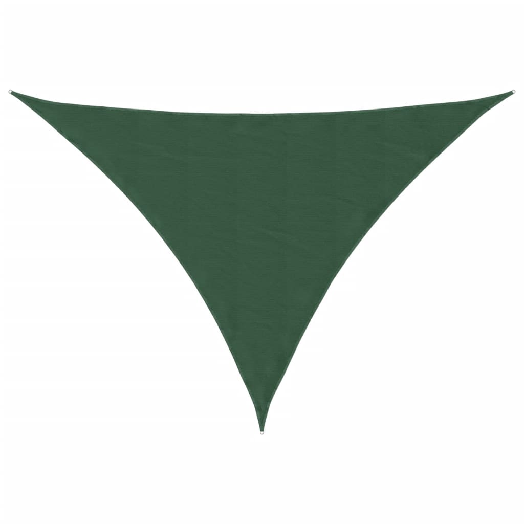 vidaXL Toldo de vela triangular tela Oxford 5x7x7 m Multicolor