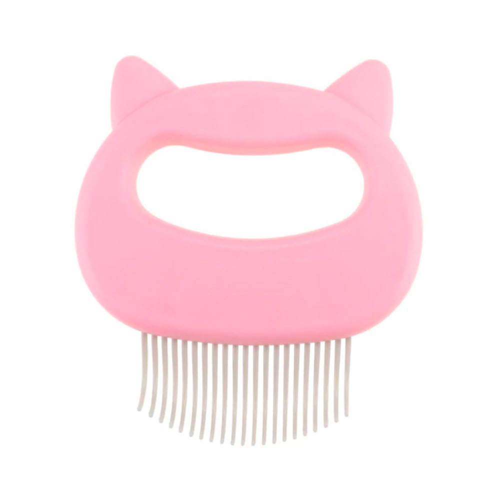 Cepillo para Gatos y Perros, Cepillo de Aseo para Mascotas, Peine Baño para Gatos, Cepillo Masajeador para Cabello Largo y Corto, Mango Ergonómico