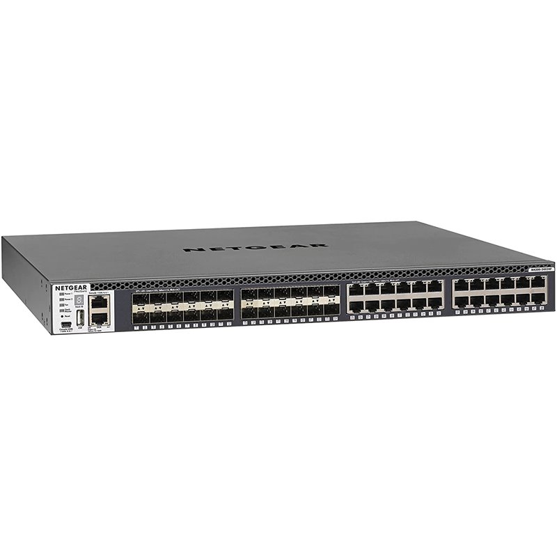 Netgear M4300-24X24F Gestionado L2/L3/L4 10G Ethernet (100/1000/10000) 1U Negro