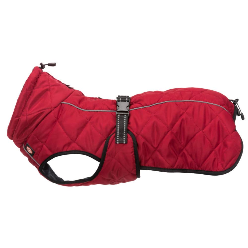 TRIXIE Abrigo Minot, M: 50cm: 52–76cm, Rojo