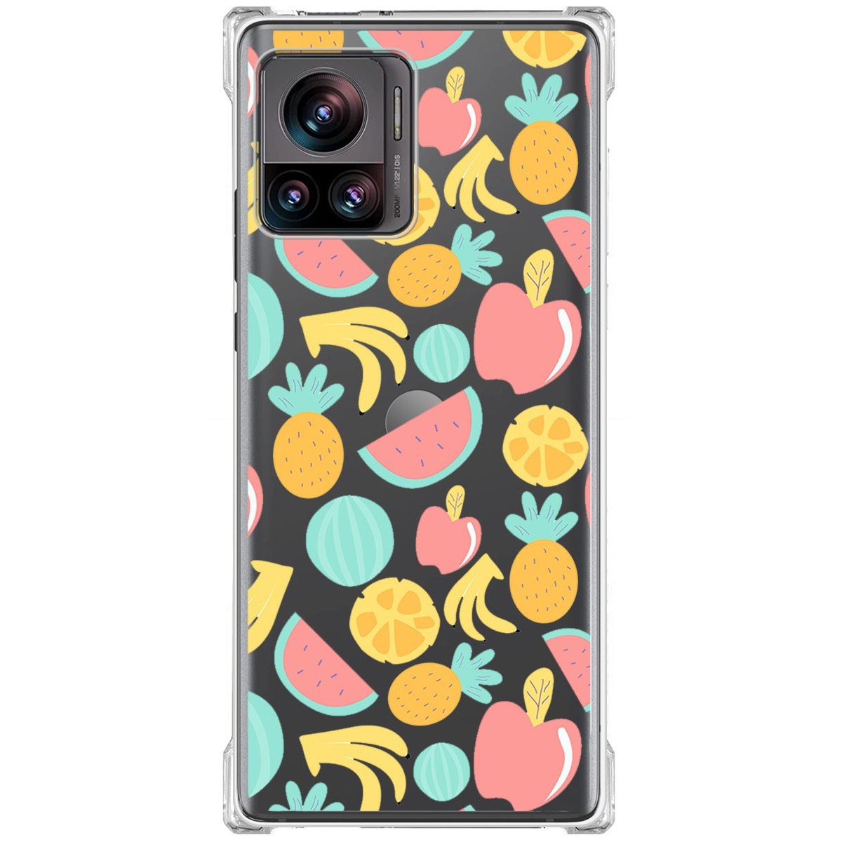 Funda Silicona Antigolpes para Motorola Edge 30 Ultra 5G diseño Frutas 02 Dibujos