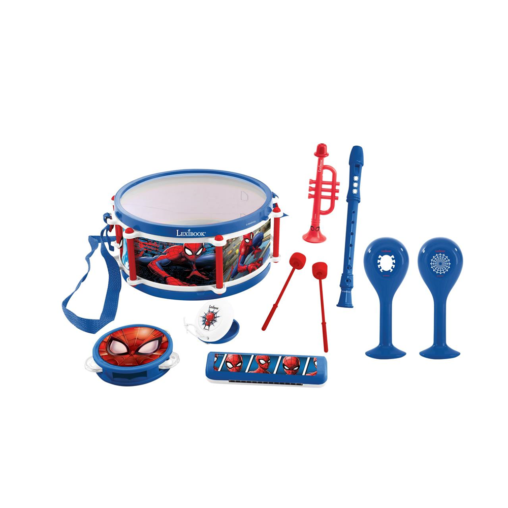 Set musical Spider-Man con 7 piezas (Spiderman K360SP)