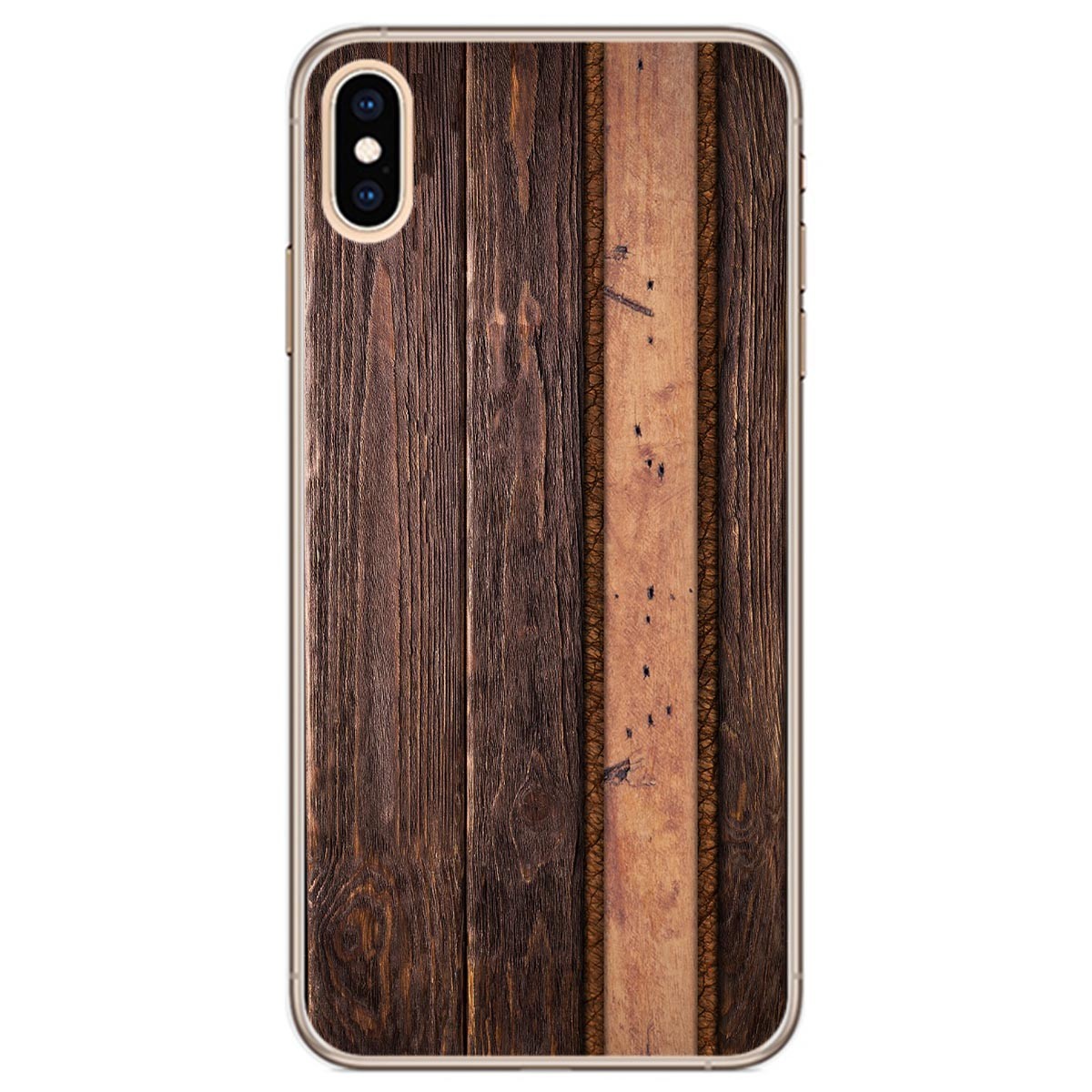 Tumundosmartphone Funda Gel Tpu para Iphone Xs Max diseño Madera 05 Dibujos