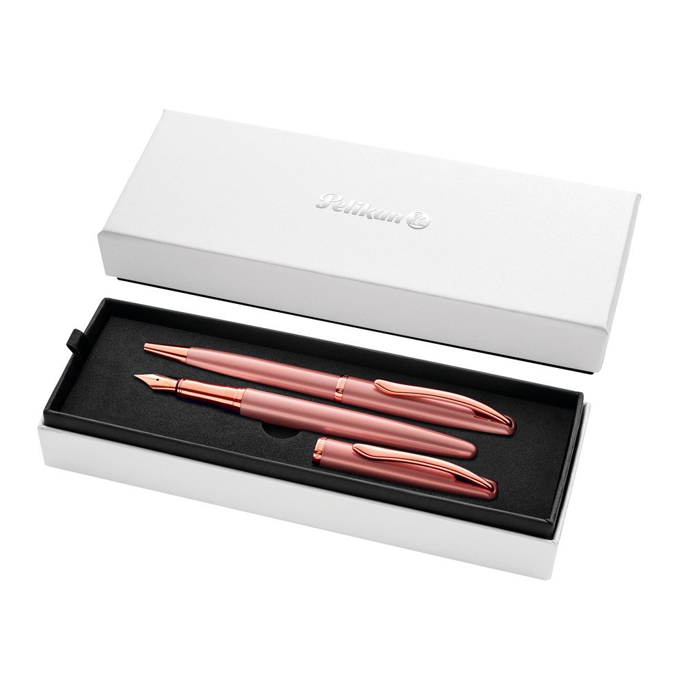 PELIKAN JUEGO BOLIGRAFO Y PLUMA PELIKAN JAZZ NOBLE ROSA JAZZ