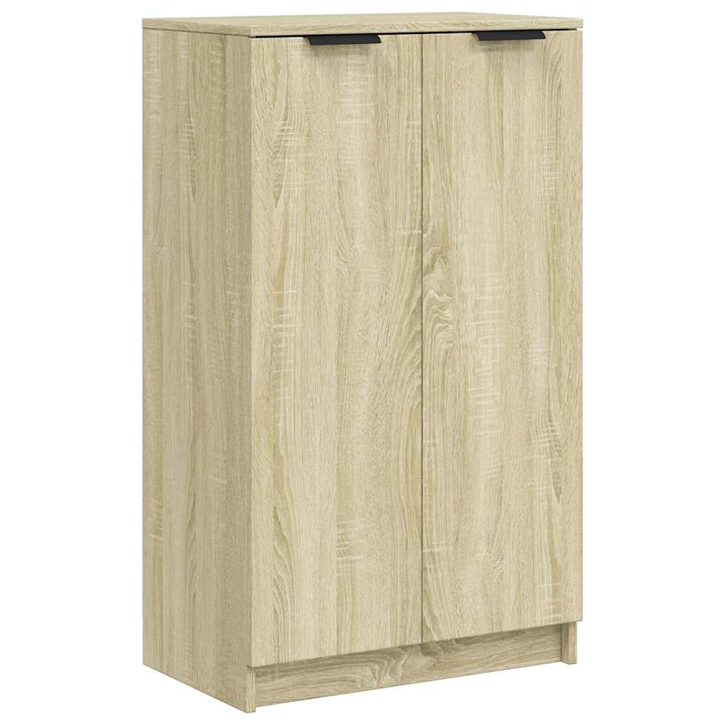 vidaXL Mueble zapatero madera contrachapada roble Sonoma 59x35x100,5 cm
