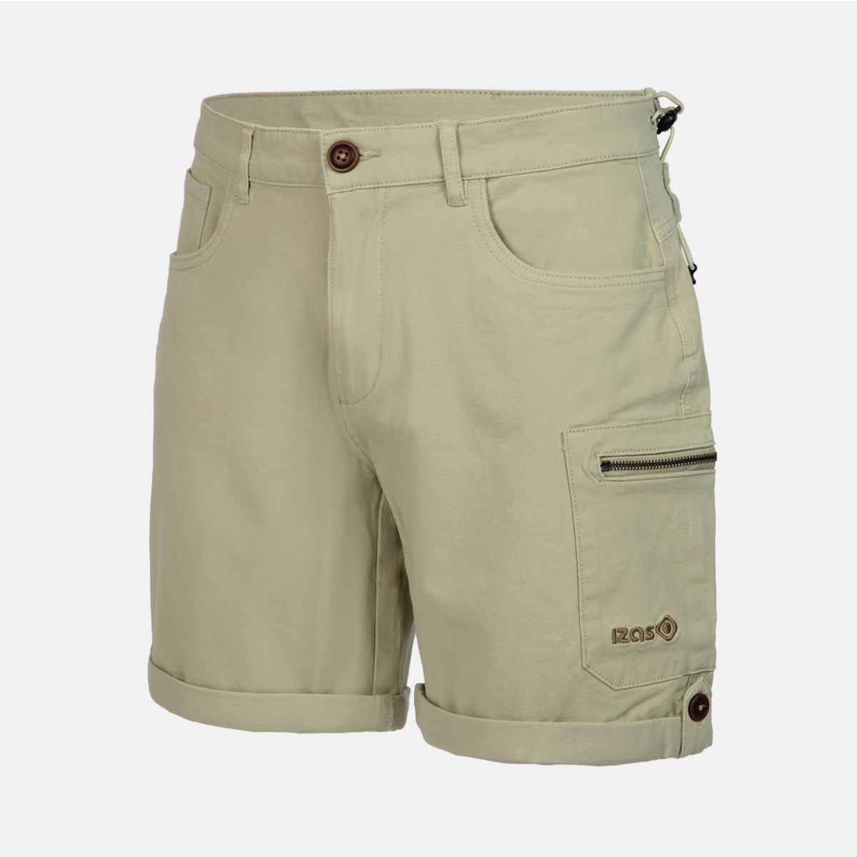 Izas - Pantalón de Montaña para Hombre - Pantalón Elástico de Trekking y Senderismo - Resistente, Transpirable e Impermeable - Regular Fit - Secado Rápido - Lardy SH - Color Verde - Talla S