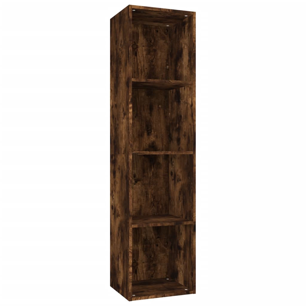 Vidaxl Estantería de Libros/mueble TV Madera Contrachapada 36x30x143cm Blanco