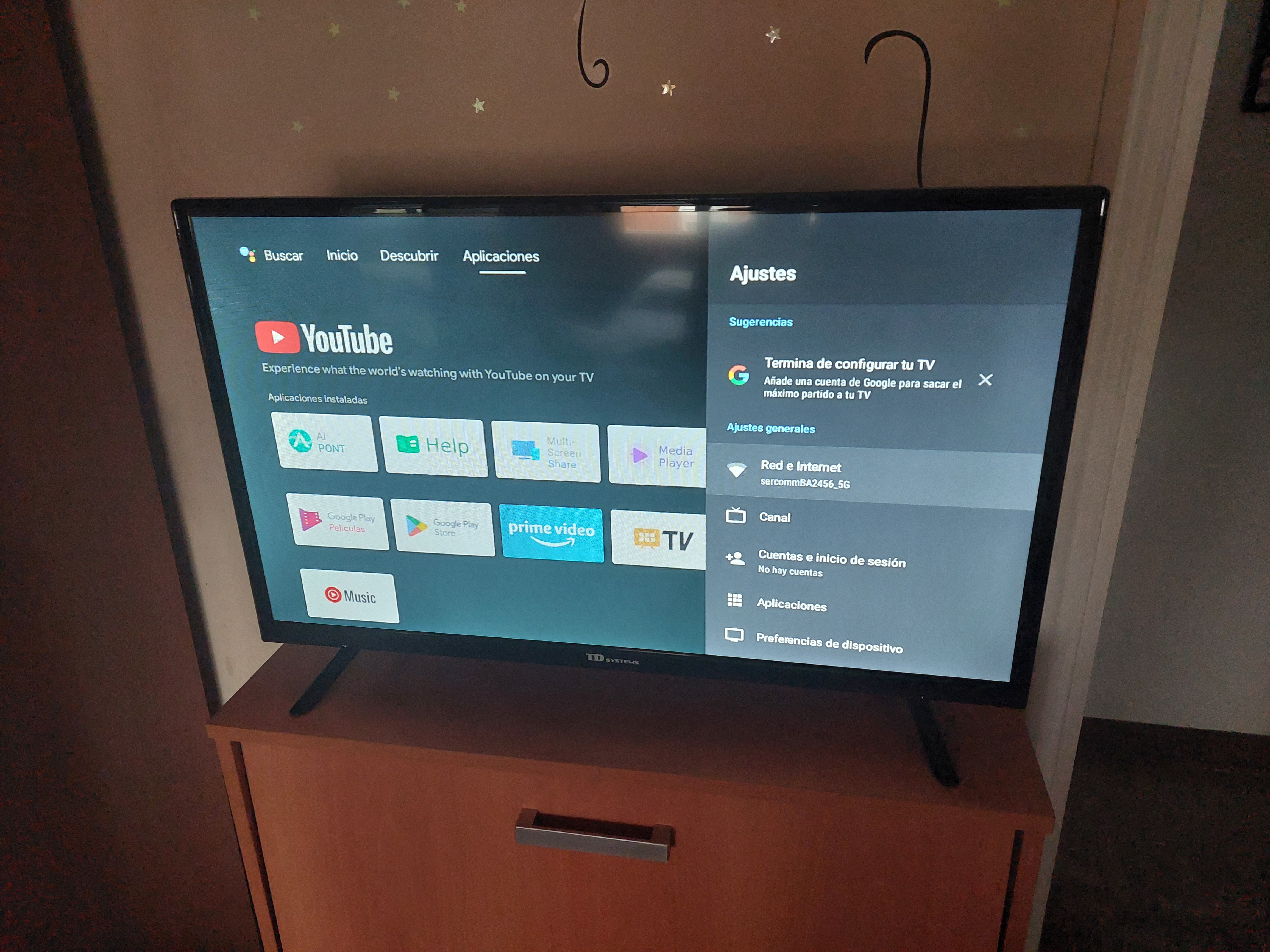 TD Systems - Smart TV 32 Pulgadas Led HD, televisor Hey Google Official  Assistant, Control por Voz, Android 11 - PRIME32C15GLE : :  Electrónica