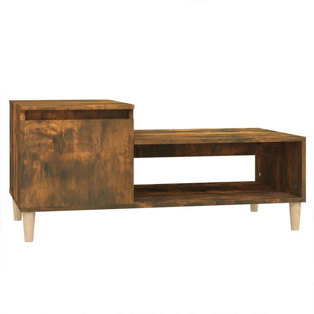Vidaxl Mesa de Centro Madera Contrachapada 100x50x45 Cm Blanco