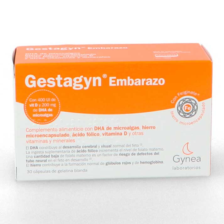Gynea Gestagyn Embarazo 30 Cápsulas - Complemento Alimenticio para un Buen Estado Nutricional en la Mujer