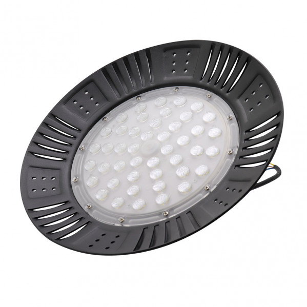 Campana industrial granito 100w 6500k negro 11000lm 11x30x30 cm