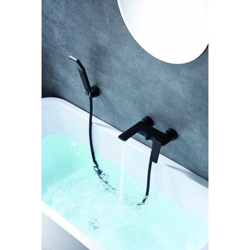 Imex Fiyi BDF016-4NG grifo monomando empotrable negro mate para bañera o ducha
