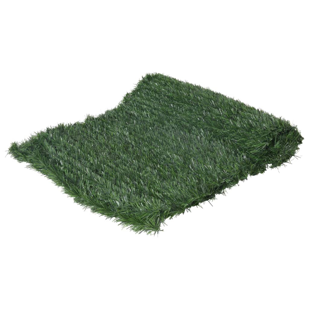 vidaXL Valla de Césped Artificial Enrejado de Hojas Artificiales Jardín Verde Dimensiones 1 x 5 m, 1 x 10 m