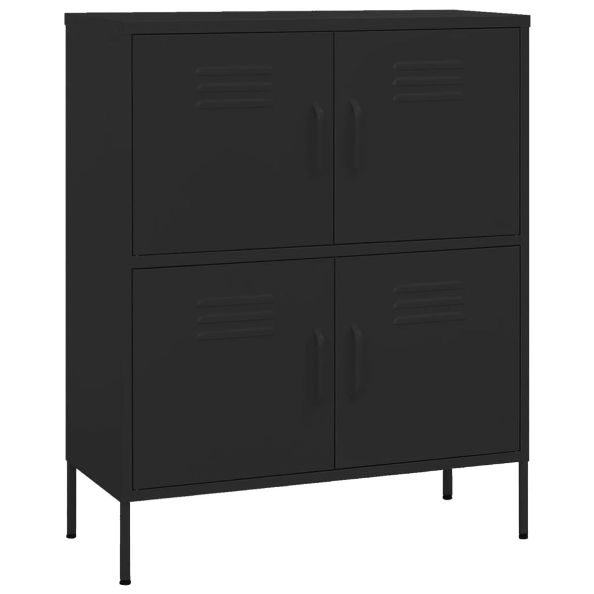 Armario auxiliar Offix 4 puertas con 2 estantes 101,5x80x35 cm