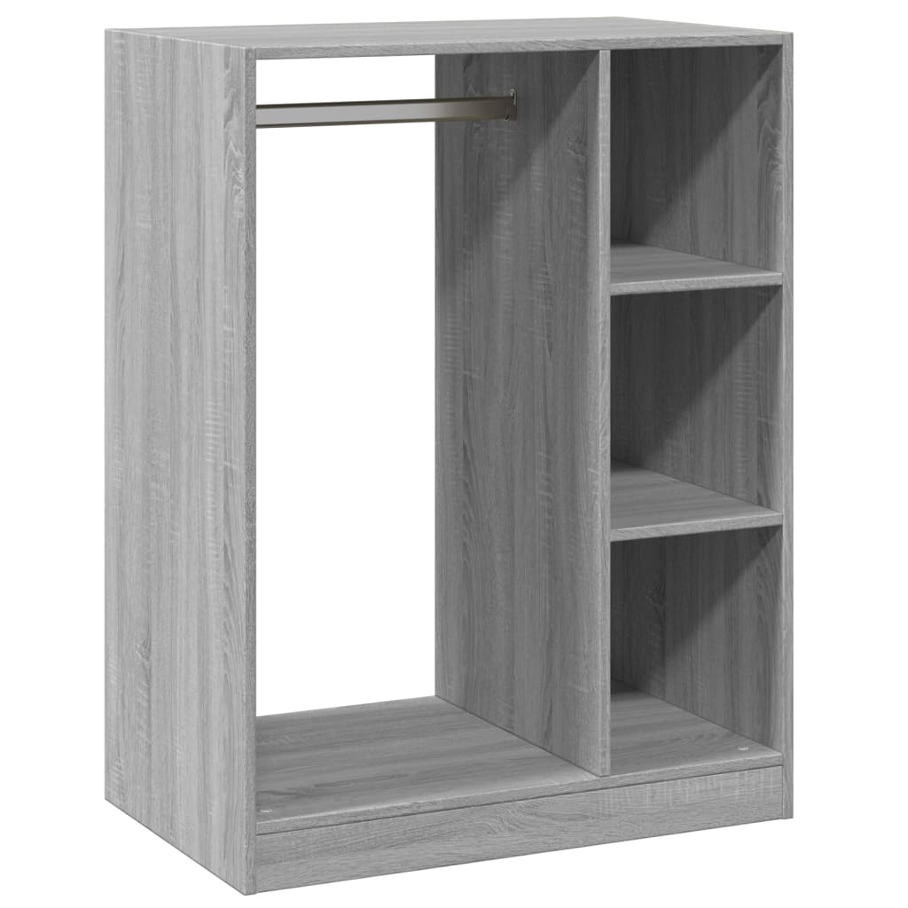 vidaXL Armario de madera de ingeniería 77x48x102 cm Color Blanco,  Gris hormigón,  Gris sonoma y mas