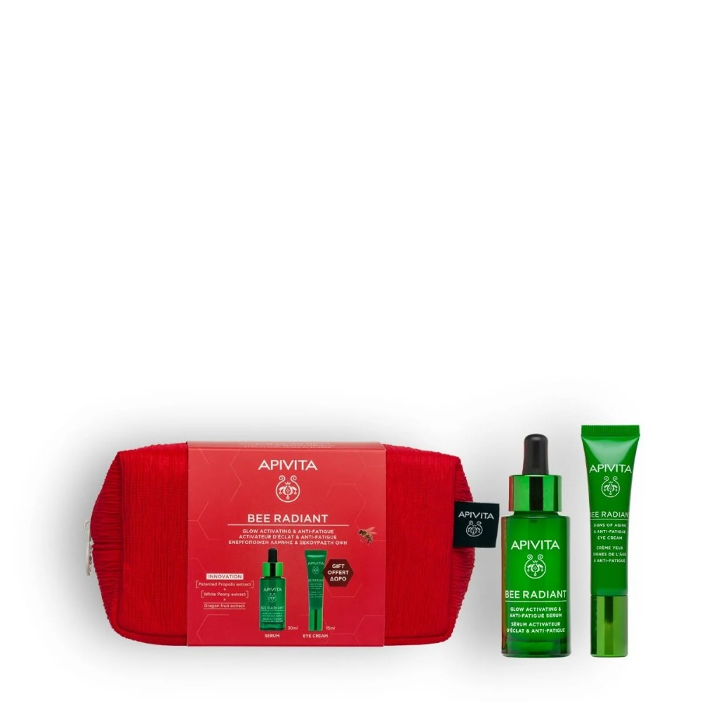 Pack APIVITA Bee Radiant Tratamiento Antifatiga - Sérum Luminosidad + REGALO Contorno de Ojos para Todo Tipo de Pieles