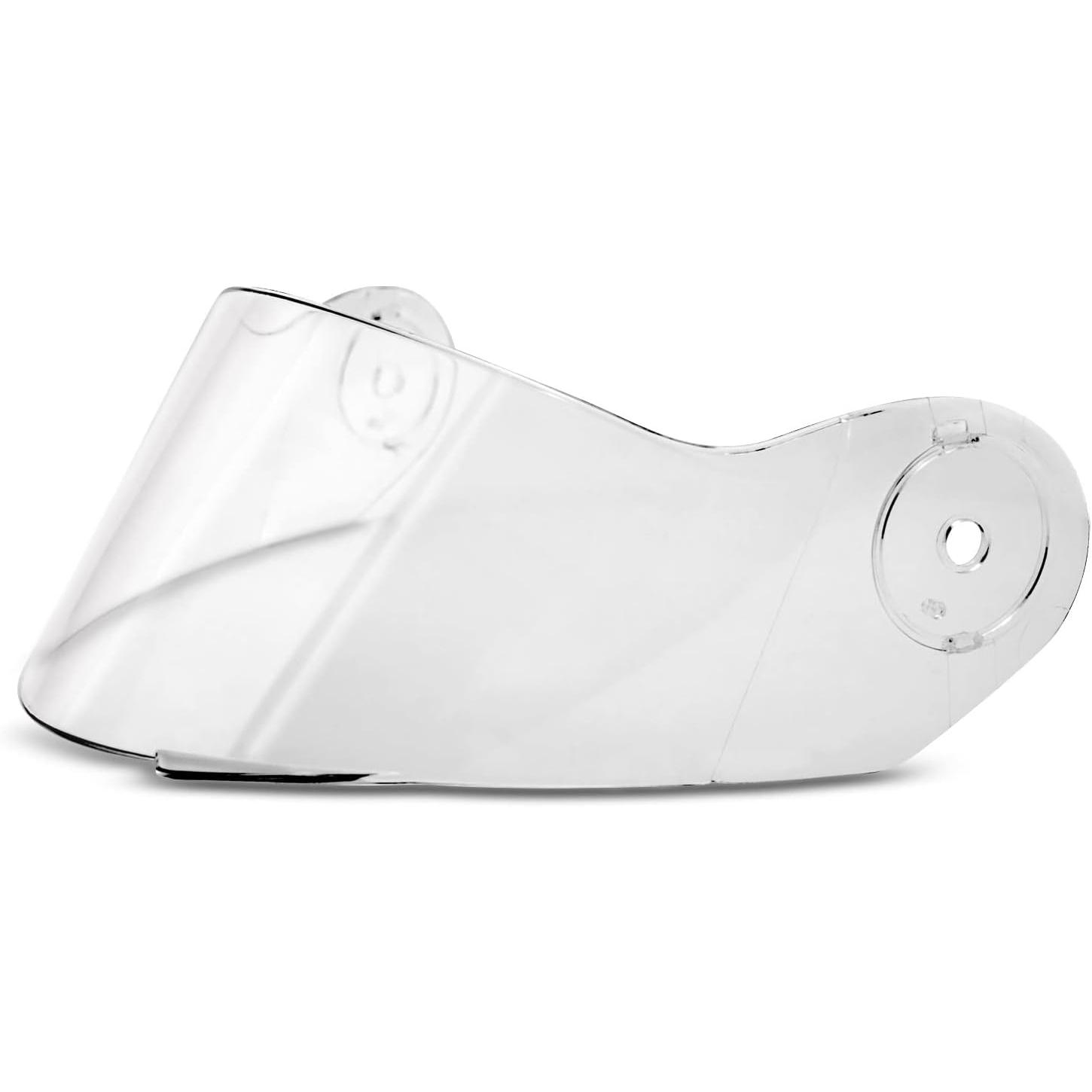 Repuesto de Visera de Casco Moto OSMA - Transparente  - Casco modular Hombre Mujer  Homologado con Doble Visera - Casco Moto Recambios Visera