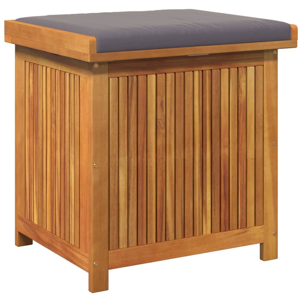 vidaXL Cojines para exterior 60x50x61 cm madera maciza acacia